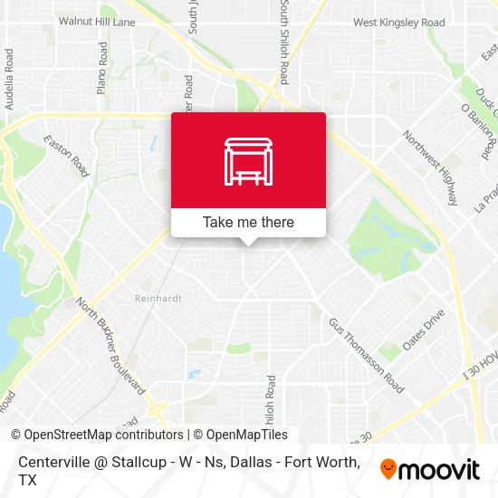 Centerville @ Stallcup - W - Ns map