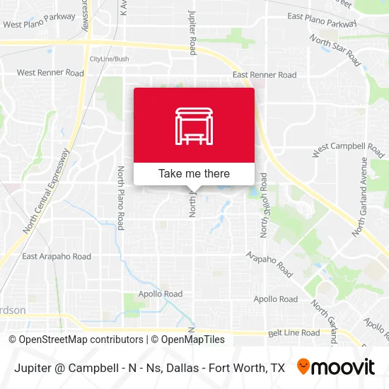 Jupiter @ Campbell - N - Ns map