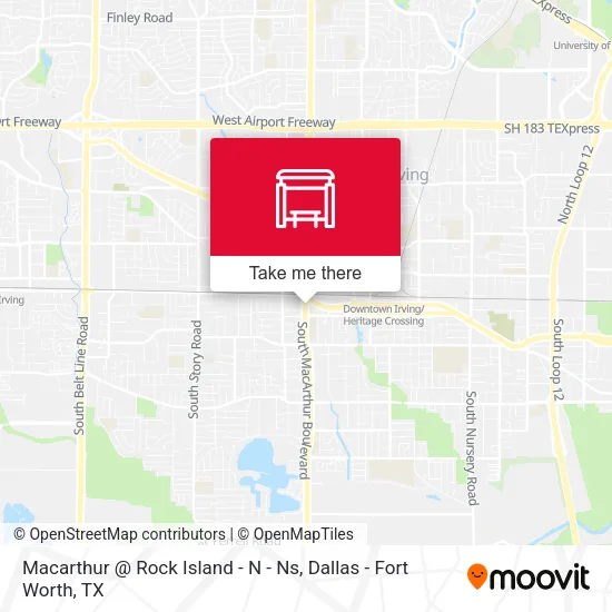 Macarthur @ Rock Island - N - Ns map