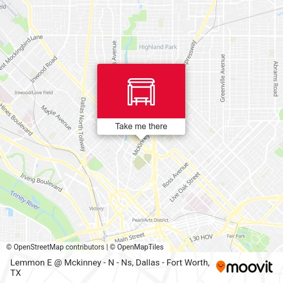 Lemmon E @ Mckinney - N - Ns map