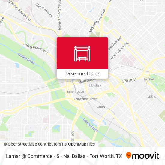 Lamar @ Commerce - S - Ns map