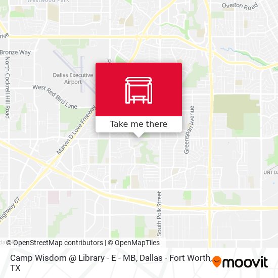 Camp Wisdom @ Library - E - MB map