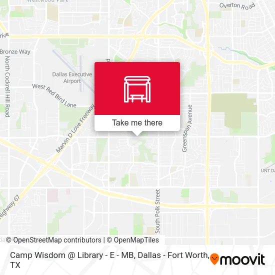 Camp Wisdom @ Library - E - MB map