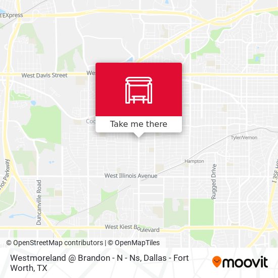 Westmoreland @ Brandon - N - Ns map