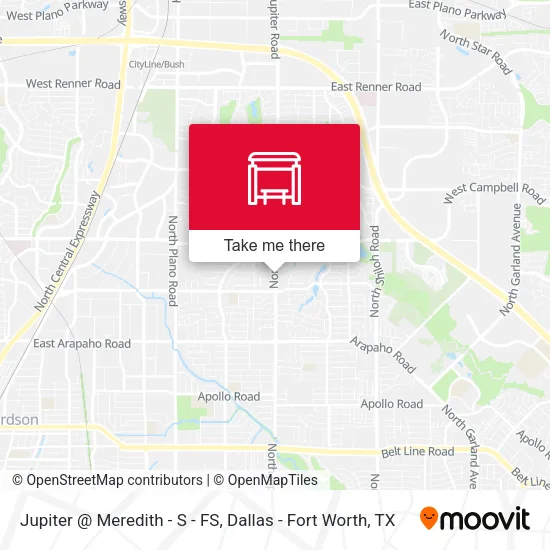 Jupiter @ Meredith - S - FS map