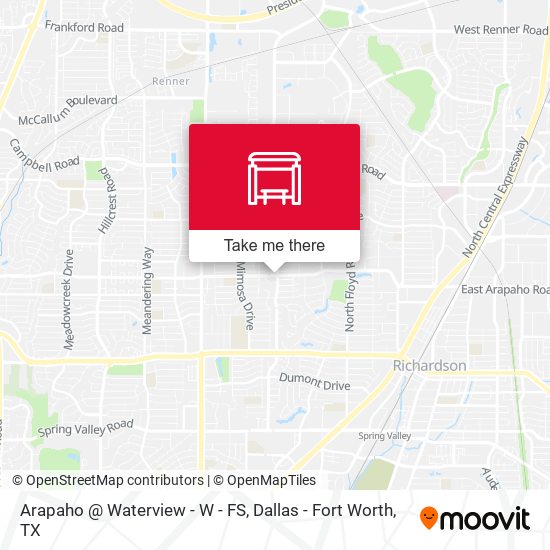 Arapaho @ Waterview - W - FS map