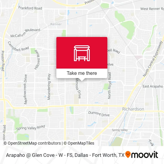 Mapa de Arapaho @ Glen Cove - W - FS