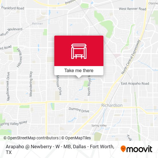 Arapaho @ Newberry - W - MB map