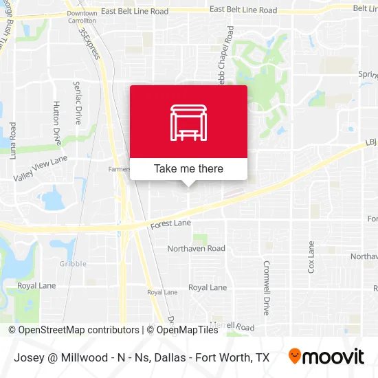 Josey @ Millwood - N - Ns map