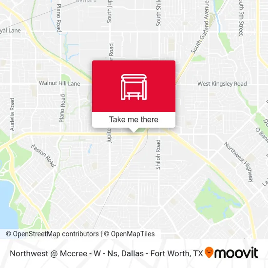 Northwest @ Mccree - W - Ns map