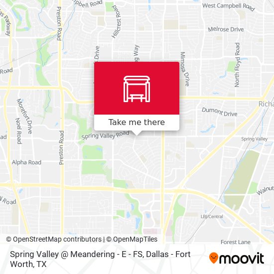 Spring Valley @ Meandering - E - FS map