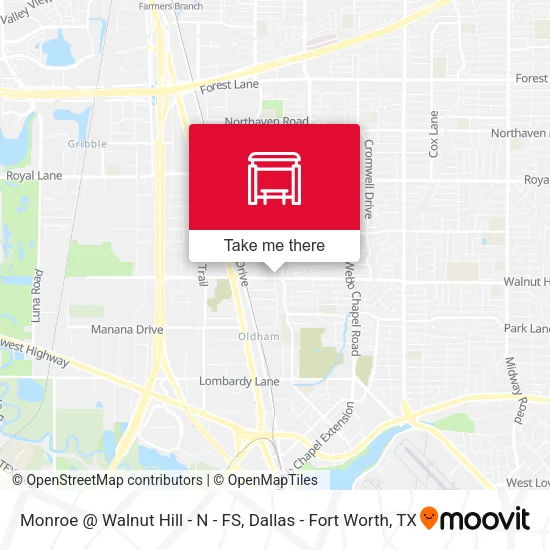Monroe @ Walnut Hill - N - FS map