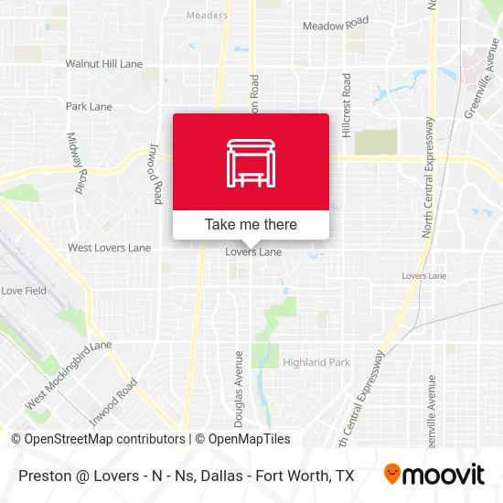 Preston @ Lovers - N - Ns map