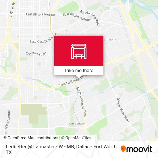 Mapa de Ledbetter @ Lancaster - W - MB