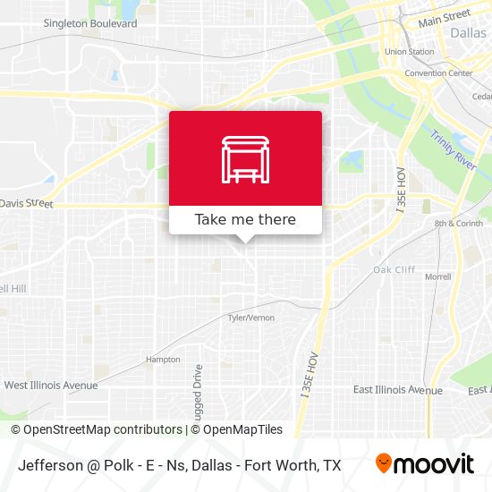Jefferson @ Polk - E - Ns map