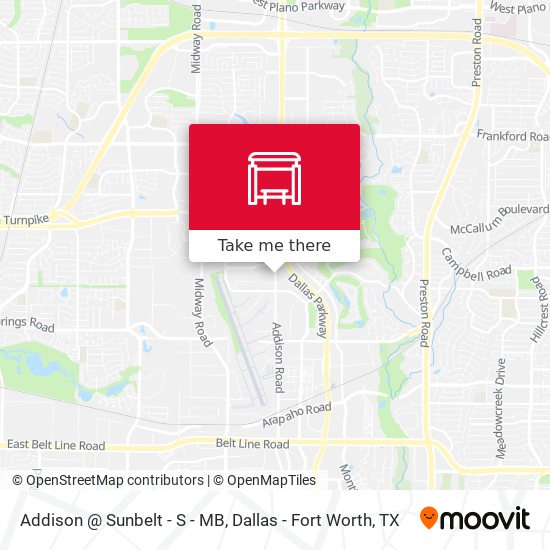 Mapa de Addison @ Sunbelt - S - MB