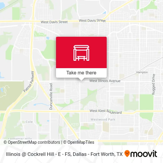 Illinois @ Cockrell Hill - E - FS map