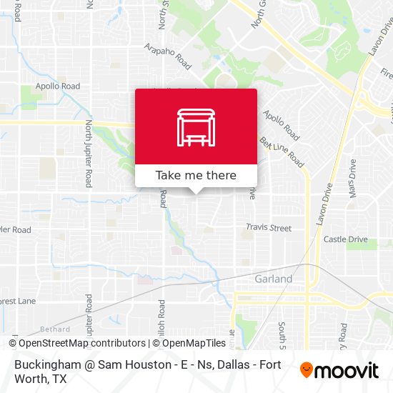 Buckingham @ Sam Houston - E - Ns map