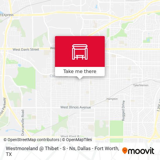 Westmoreland @ Thibet - S - Ns map