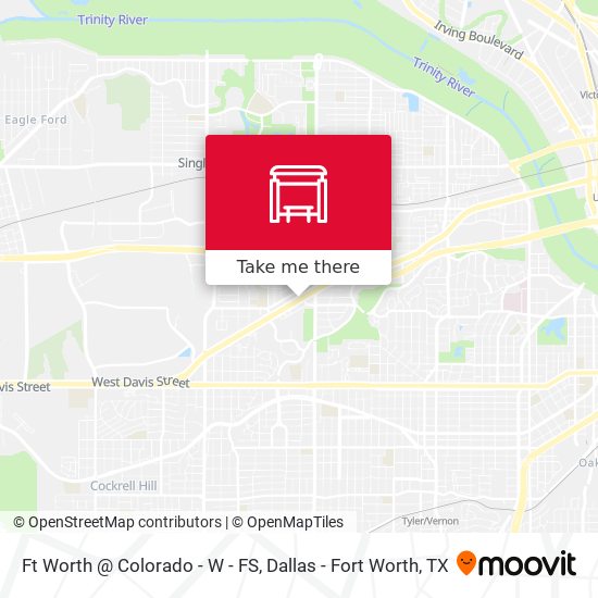 Ft Worth @ Colorado - W - FS map