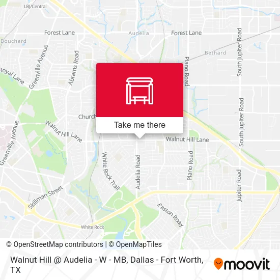 Walnut Hill @ Audelia - W - MB map