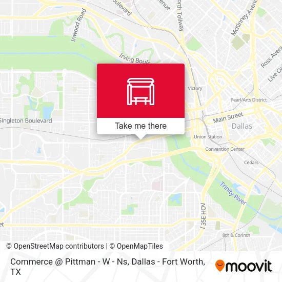 Commerce @ Pittman - W - Ns map