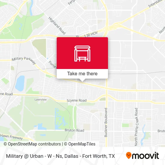 Military @ Urban - W - Ns map