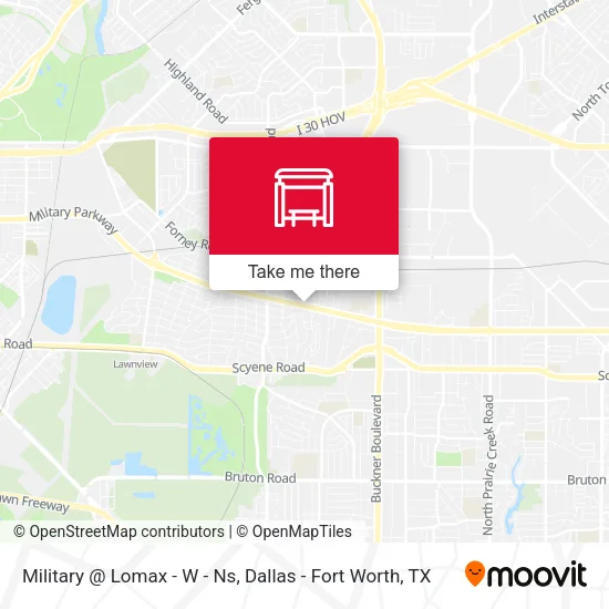 Military @ Lomax - W - Ns map