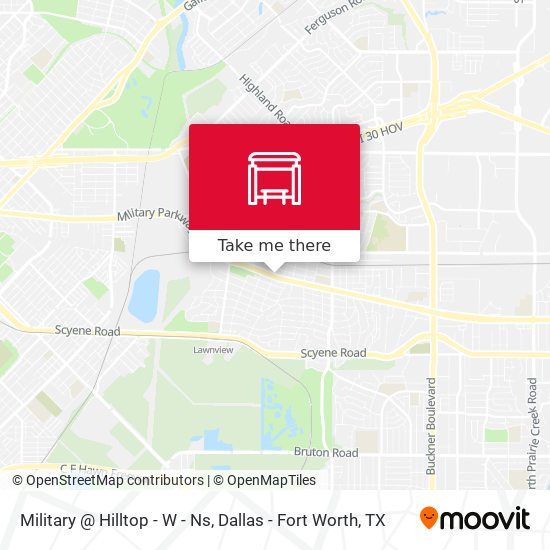 Military @ Hilltop - W - Ns map