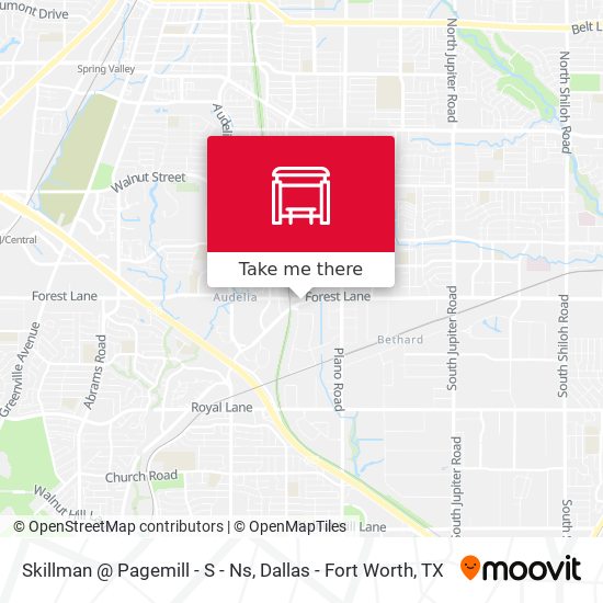 Skillman @ Pagemill - S - Ns map