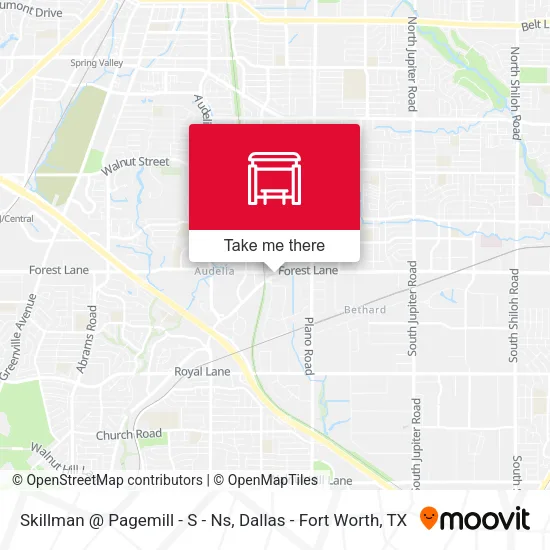 Skillman @ Pagemill - S - Ns map