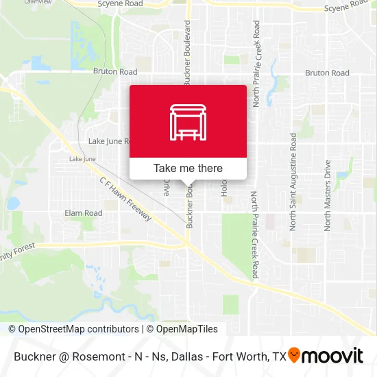 Mapa de Buckner @ Rosemont - N - Ns