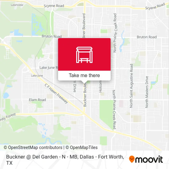 Buckner @ Del Garden - N - MB map