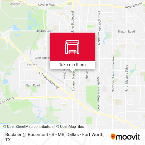 Buckner @ Rosemont - S - MB map