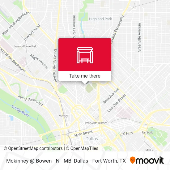 Mapa de Mckinney @ Bowen - N - MB