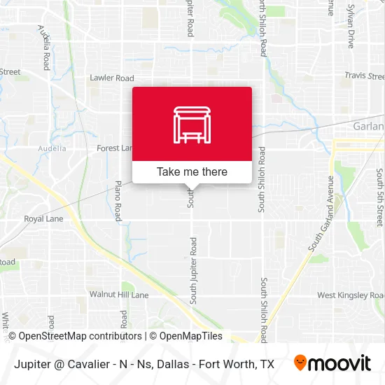 Jupiter @ Cavalier - N - Ns map