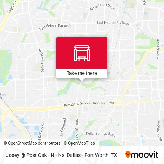 Josey @ Post Oak - N - Ns map
