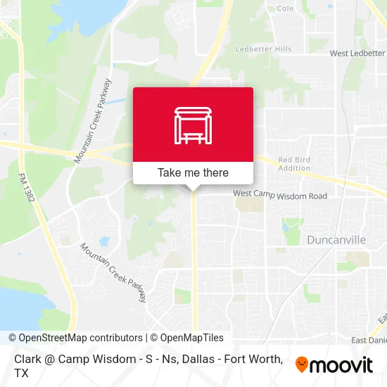 Clark @ Camp Wisdom - S - Ns map