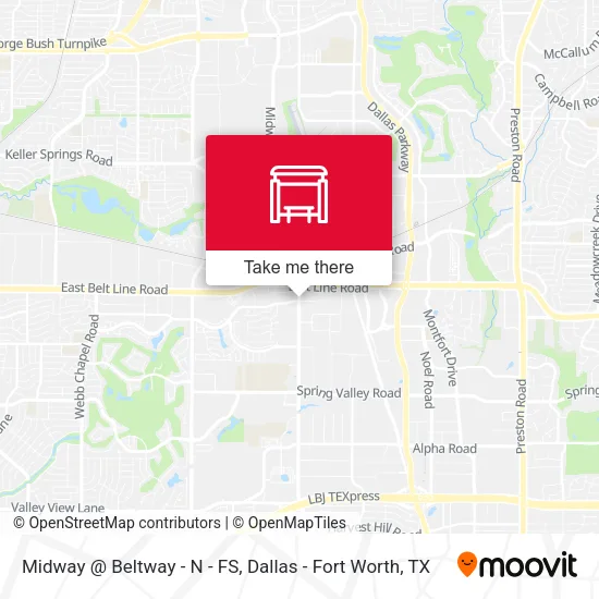 Midway @ Beltway - N - FS map