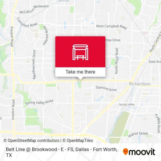 Belt Line @ Brookwood - E - FS map