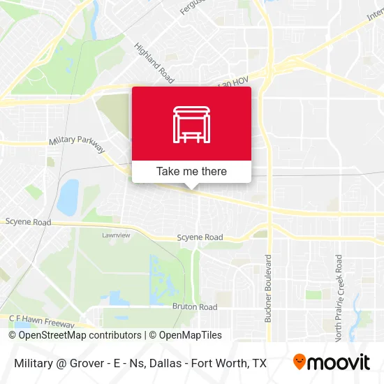 Military @ Grover - E - Ns map