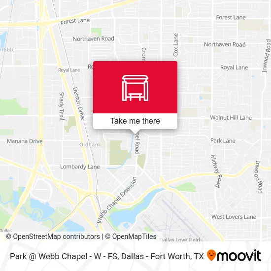 Park @ Webb Chapel - W - FS map