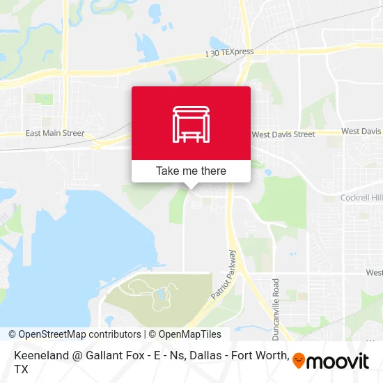 Keeneland @ Gallant Fox - E - Ns map