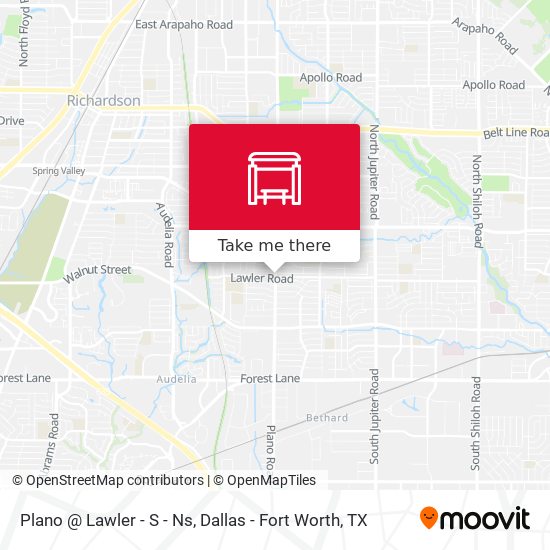 Plano @ Lawler - S - Ns map