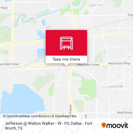 Jefferson @ Walton Walker - W - FS map