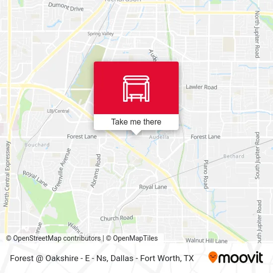 Forest @ Oakshire - E - Ns map