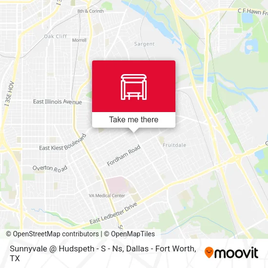 Sunnyvale @ Hudspeth - S - Ns map