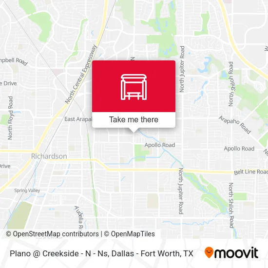 Plano @ Creekside - N - Ns map