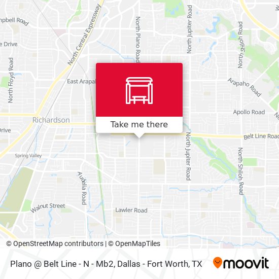 Plano @ Belt Line - N - Mb2 map