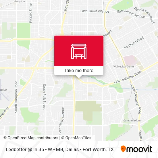 Ledbetter @ Ih 35 - W - MB map